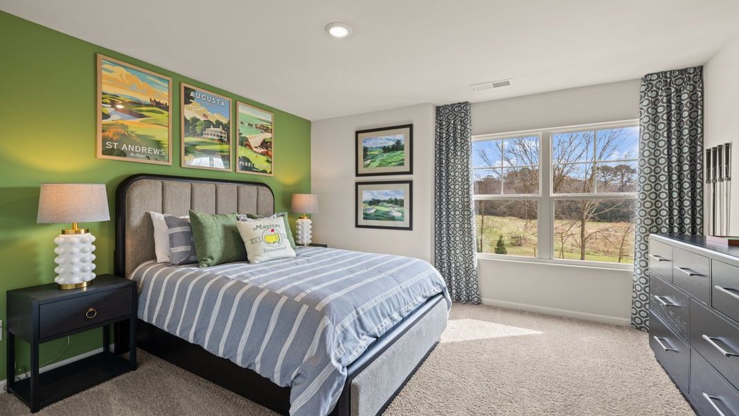 Furnished interior in a model home at Jackson Landing in Jefferson (Image 17).