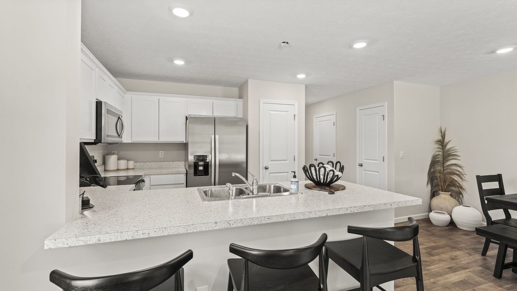 Furnished interior in a model home at Bancroft Place in Jackson (Image 14).