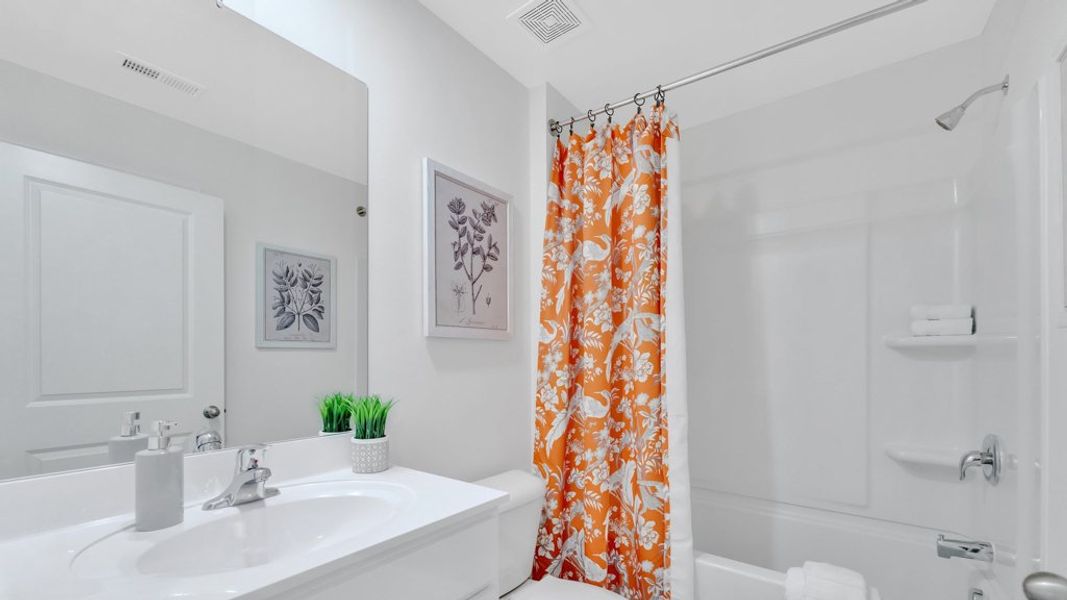 Furnished interior in a model home at Warren's Way Townhomes in Jonesborough (Image 22).