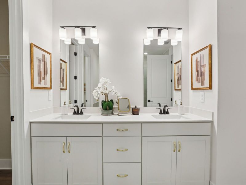 Furnished interior in a model home at Station Hill - Estate Series in Franklin (Image 16).