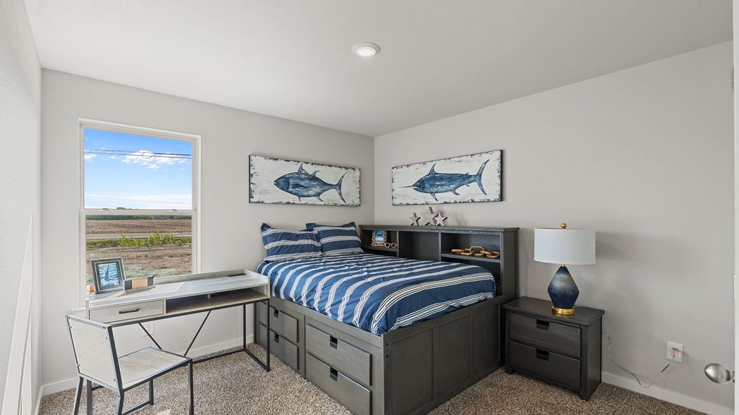 Furnished interior in a model home at Royal Oak South in Corpus Christi (Image 16).