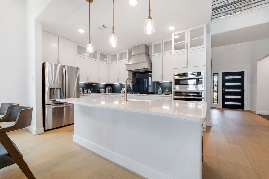 Furnished interior in a model home at Mulberry Farms in Santa Fe (Image 26).