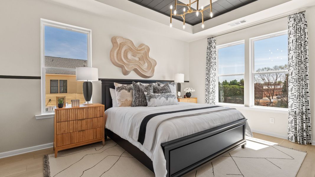 Furnished interior in a model home at Barrett Pointe in Kennesaw (Image 5).