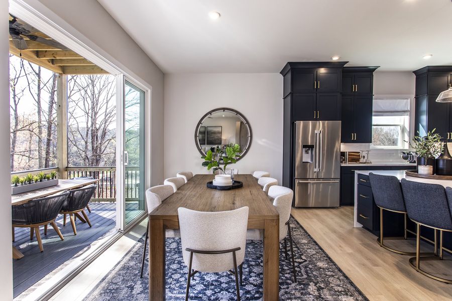 Furnished interior in a model home at Estates at Daves Creek in Cumming (Image 4).