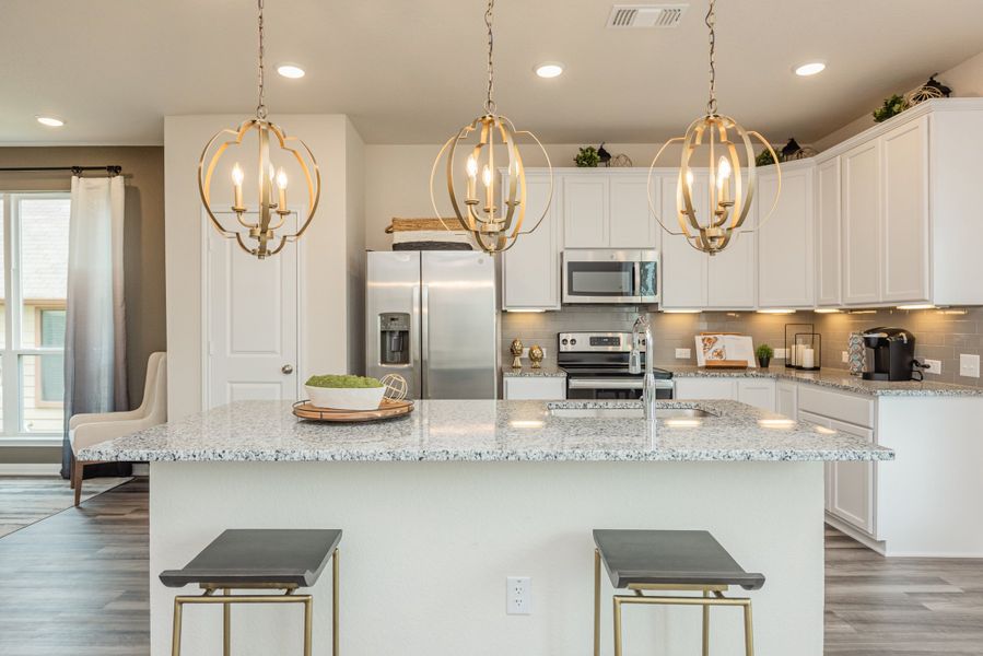 Furnished interior in a model home at Highland Oaks in Tyler (Image 2). Furnished interior in a model home at Highland Oaks in Tyler (Image 2).