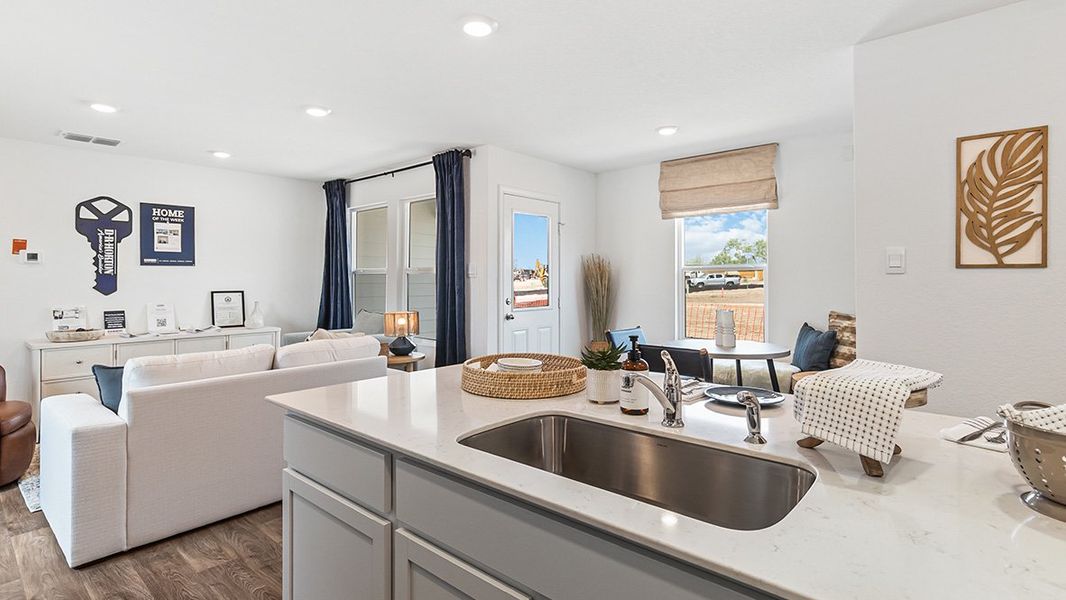 Furnished interior in a model home at Sonora in San Antonio (Image 6).