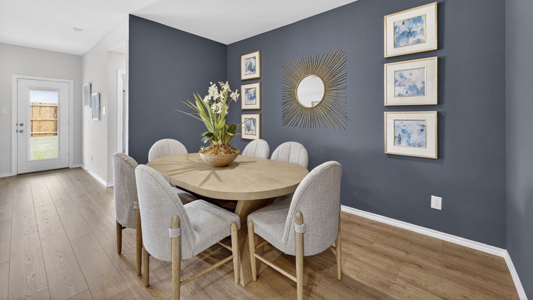 Furnished interior in a model home at The Hills of Sherman in Sherman (Image 24).
