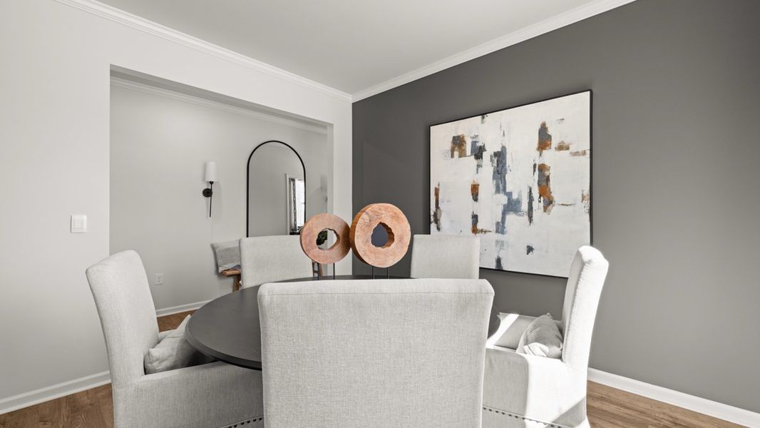 Furnished interior in a model home at Falcon Landing in Gainesville (Image 18).