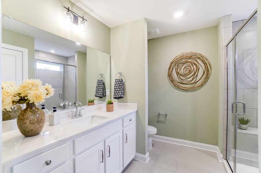 Furnished interior in a model home at Holden Village in Youngsville (Image 23).