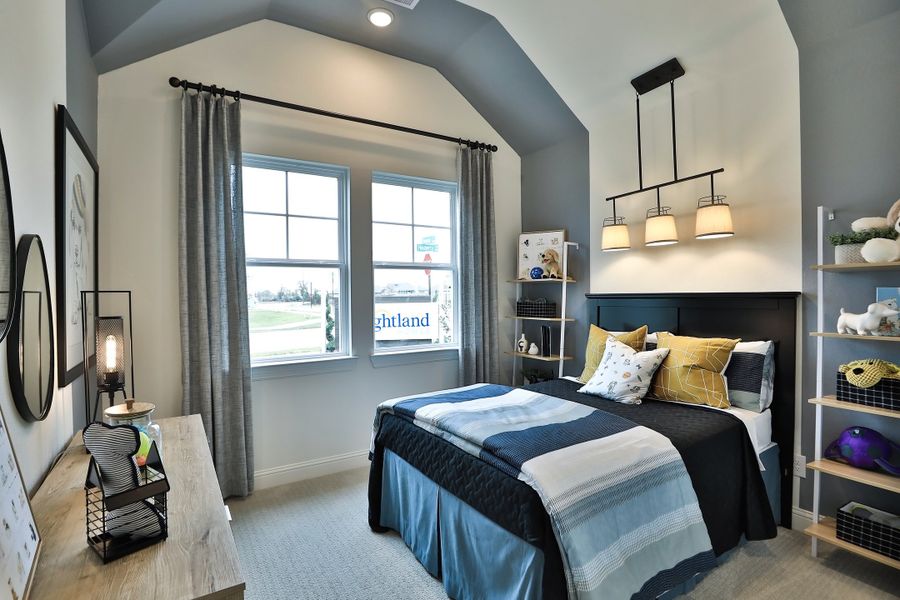 Furnished interior in a model home at Brewster Pointe in College Station (Image 15). Furnished interior in a model home at Brewster Pointe in College Station (Image 15).