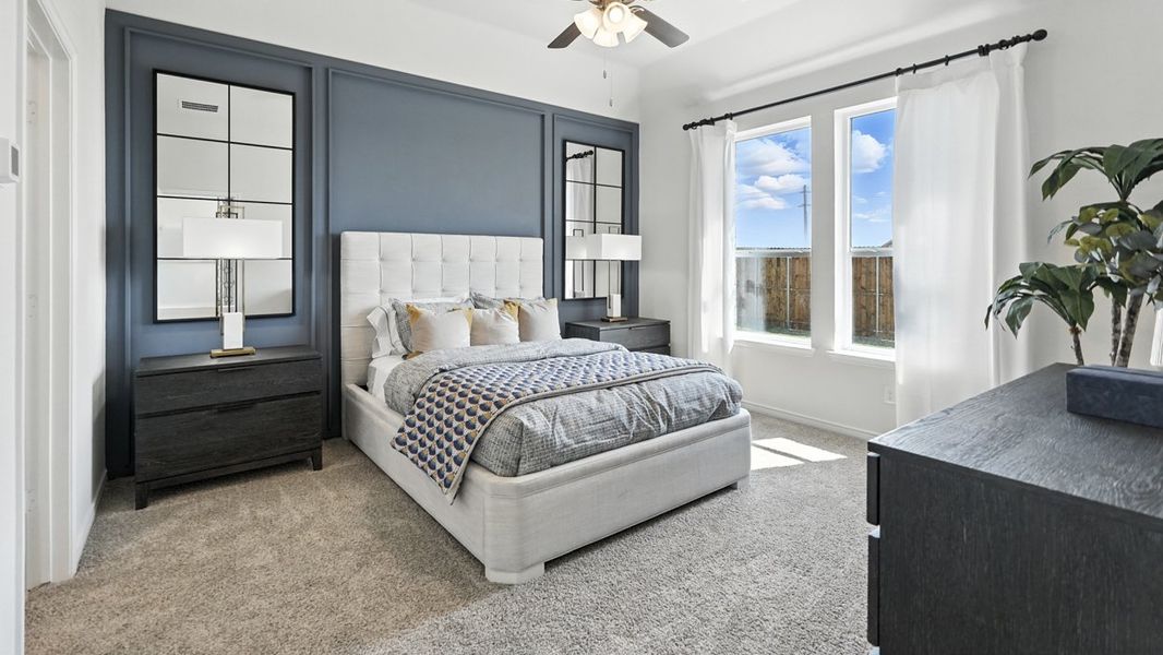 Furnished interior in a model home at Morning Ridge in Princeton (Image 24).