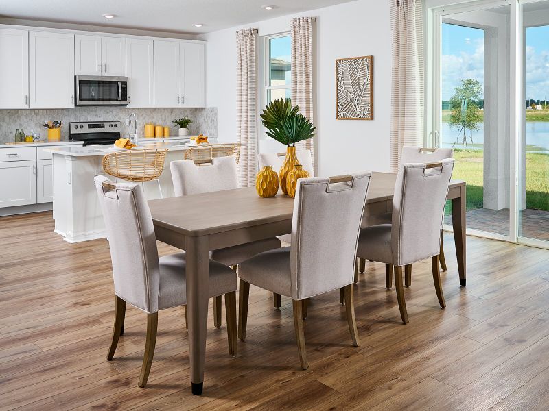 Furnished interior in a model home at Wynnstone - Signature Series in Davenport (Image 6).