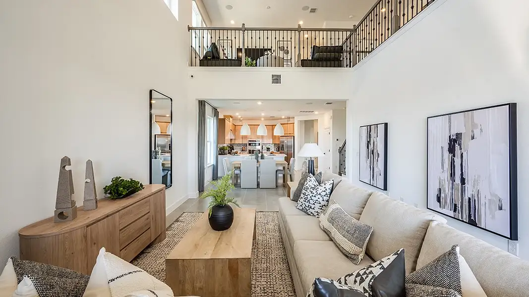 Furnished interior in a model home at Lochside in Mount Dora (Image 5).