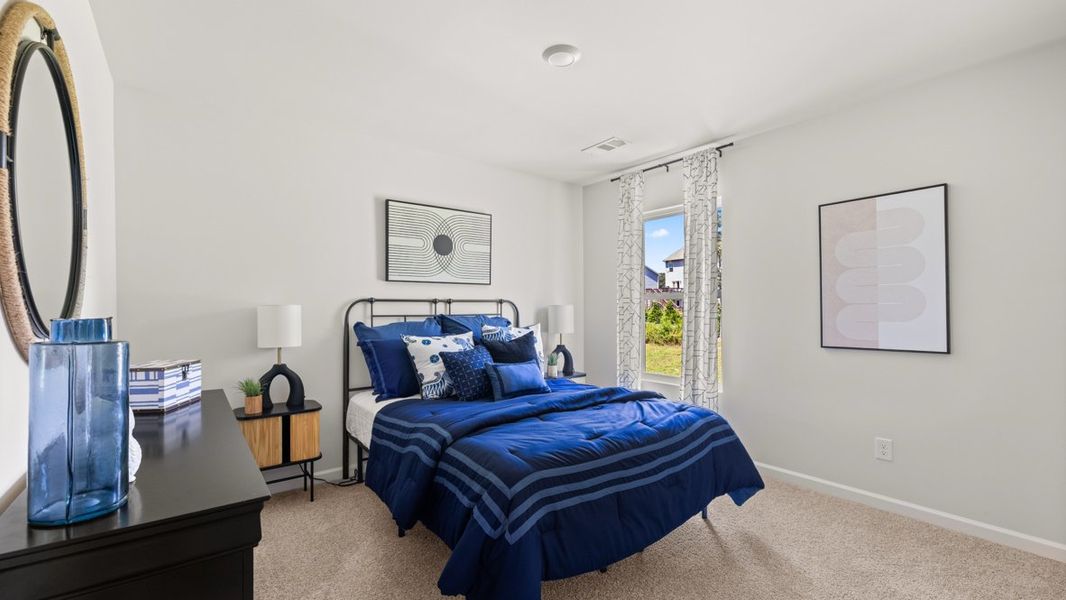 Furnished interior in a model home at Lost Creek in Dallas (Image 43).