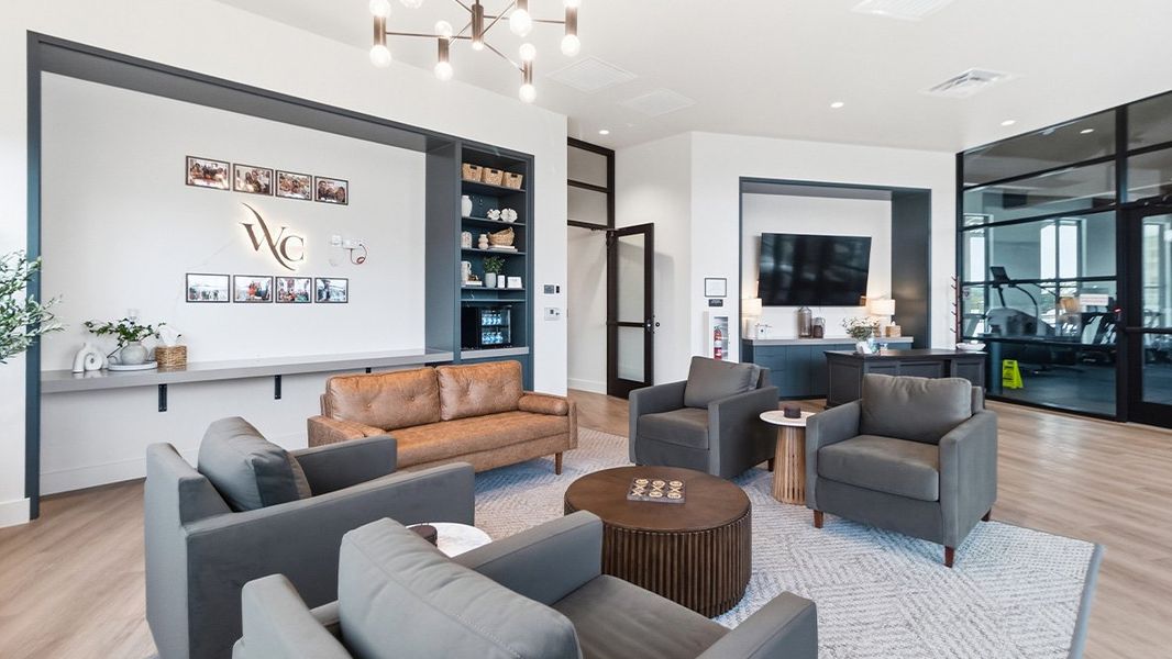 Furnished interior in a model home at Winding Creek in New Braunfels (Image 46). Furnished interior in a model home at Winding Creek in New Braunfels (Image 46).