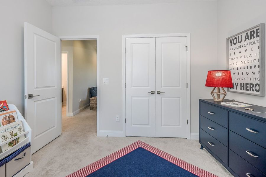 Furnished interior in a model home at Heritage Trace in Nocatee in Ponte Vedra (Image 46). Furnished interior in a model home at Heritage Trace in Nocatee in Ponte Vedra (Image 46).