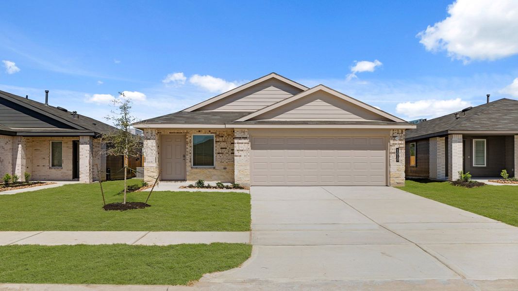 Front exterior of a home in the Legacy Park community, located in Houston, TX (Image 4).
