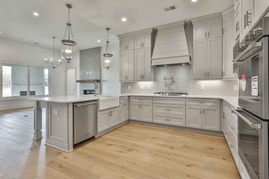 Furnished interior in a model home at Mill Farms in Peachtree City (Image 17). Furnished interior in a model home at Mill Farms in Peachtree City (Image 17).