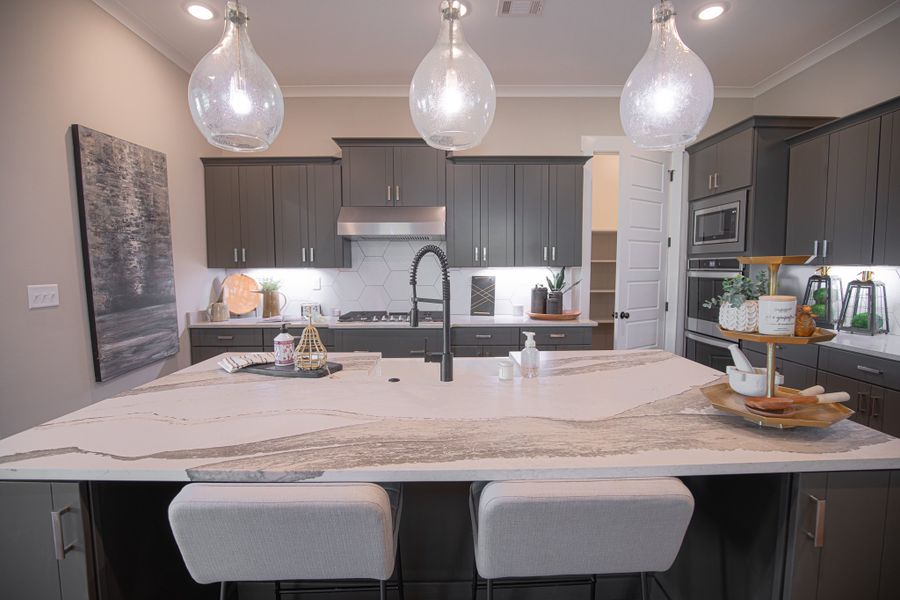 Furnished interior in a model home at Myers Park in Arlington (Image 21).