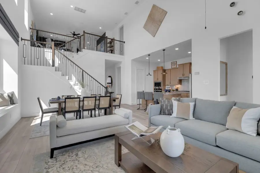 Furnished interior in a model home at Sunterra in Katy (Image 3). Furnished interior in a model home at Sunterra in Katy (Image 3).