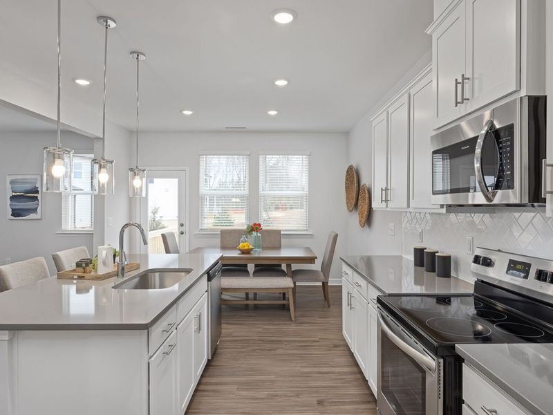 Furnished interior in a model home at Gregory Village in Lillington (Image 15).