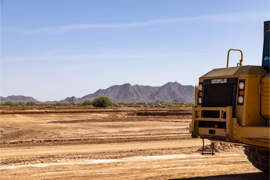 Site preparation and early development at McCartney Center in Casa Grande, AZ (Image 6).