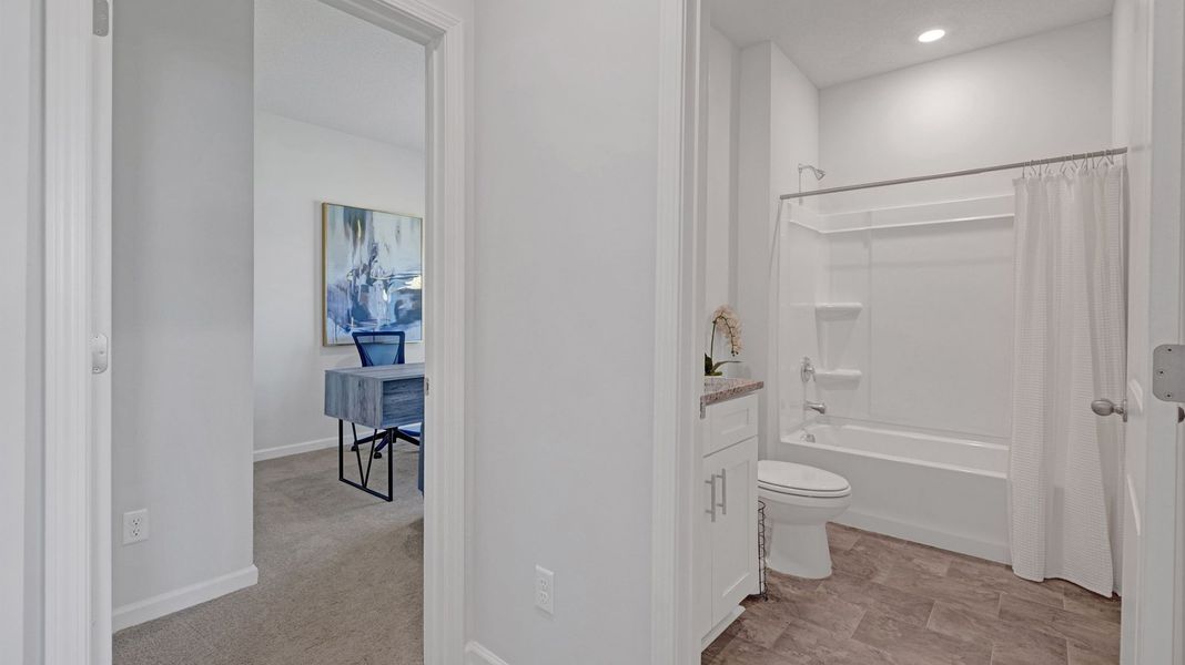 Furnished interior in a model home at Shiloh Springs in Jackson (Image 34).