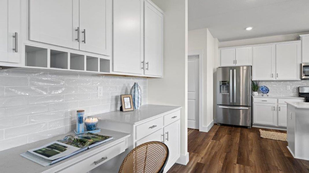 Furnished interior in a model home at Harbor Crest in Ooltewah (Image 19).