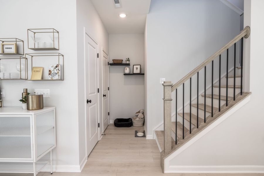 Furnished interior in a model home at River Rock in Winston-Salem (Image 7).