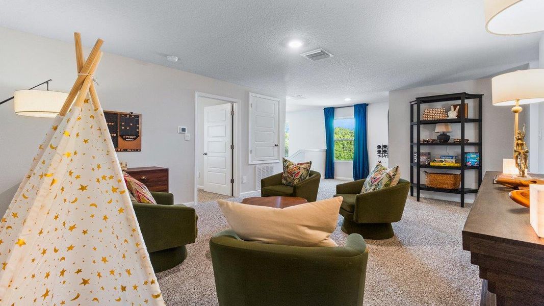 Furnished interior in a model home at Olson Ridge in Tallahassee (Image 13).