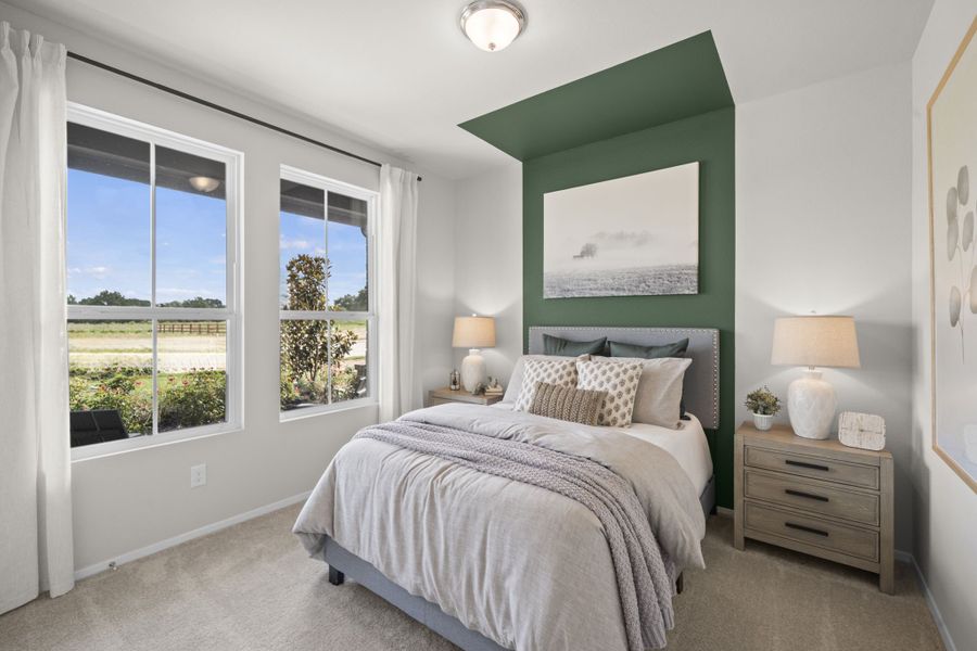 Furnished interior in a model home at Mustang Meadows in Waller (Image 28). Furnished interior in a model home at Mustang Meadows in Waller (Image 28).