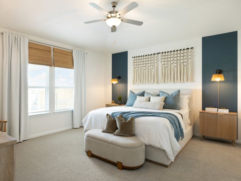 Furnished interior in a model home at Prairie Winds - Reserve Collection in Hutto (Image 12). Furnished interior in a model home at Prairie Winds - Reserve Collection in Hutto (Image 12).