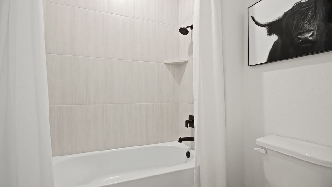 Furnished interior in a model home at Butlers Bend Estates in Pinehurst (Image 35). Furnished interior in a model home at Butlers Bend Estates in Pinehurst (Image 35).