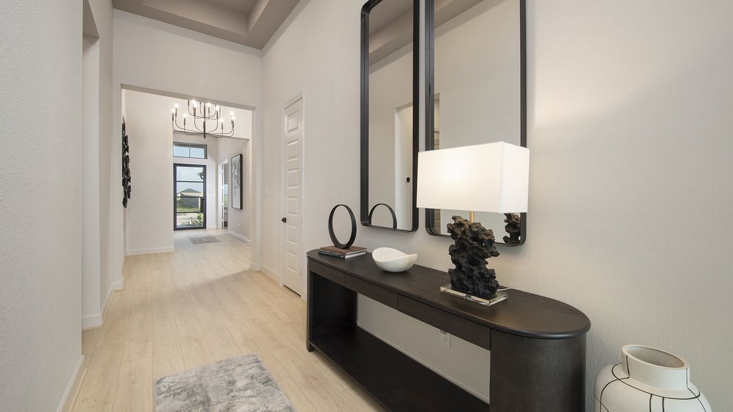 Furnished interior in a model home at Revera 50' in Richmond (Image 5).