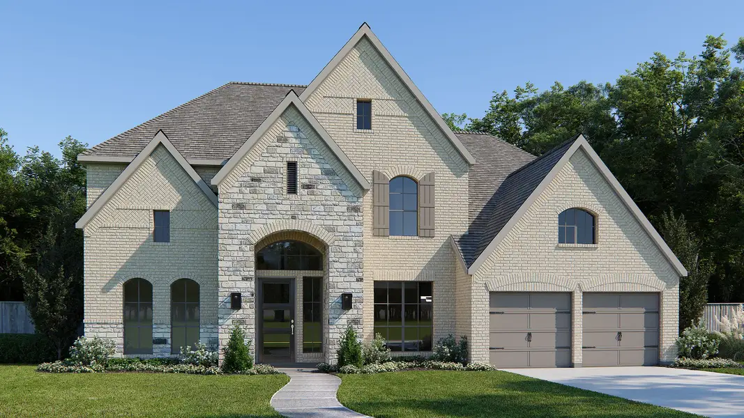 Front exterior of a home in the Legacy Prairie at Katy Court community, located in Katy, TX (Image 4).