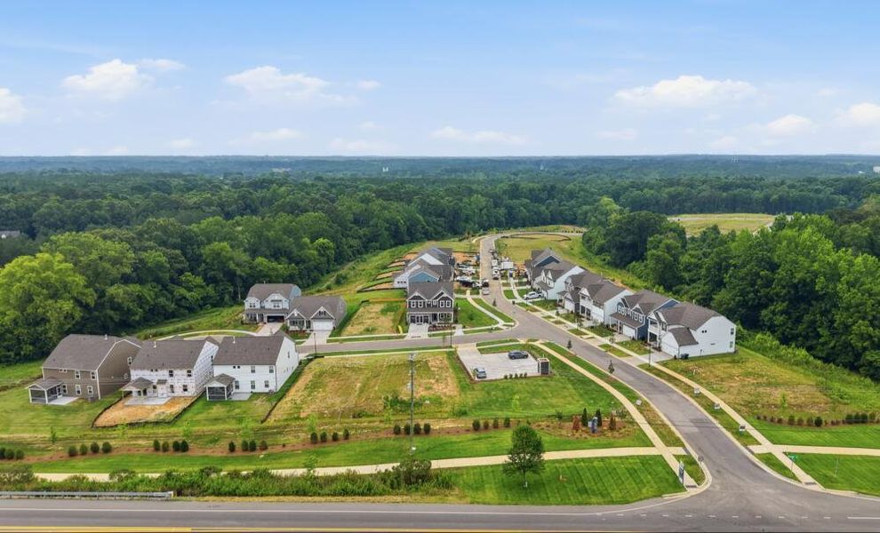 Aerial view of the Ashton Park community in Monroe, NC, showing layout and nearby surroundings (Image 13).