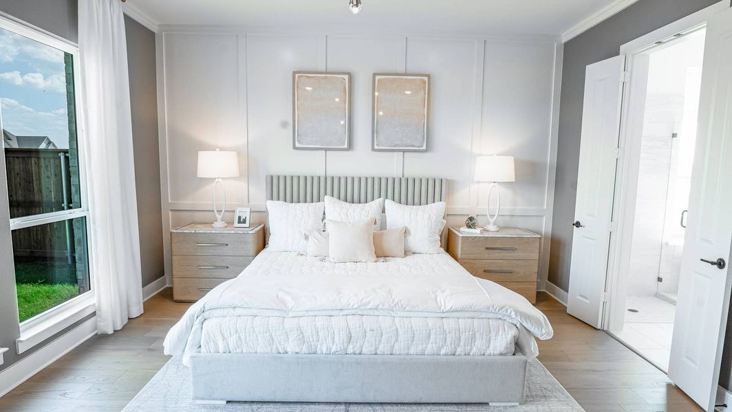 Furnished interior in a model home at Summit Parks in DeSoto (Image 7).