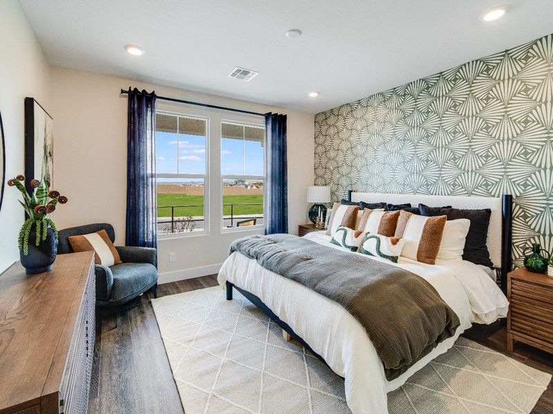 Furnished interior in a model home at South Ranch Western Collection in Prescott (Image 5).