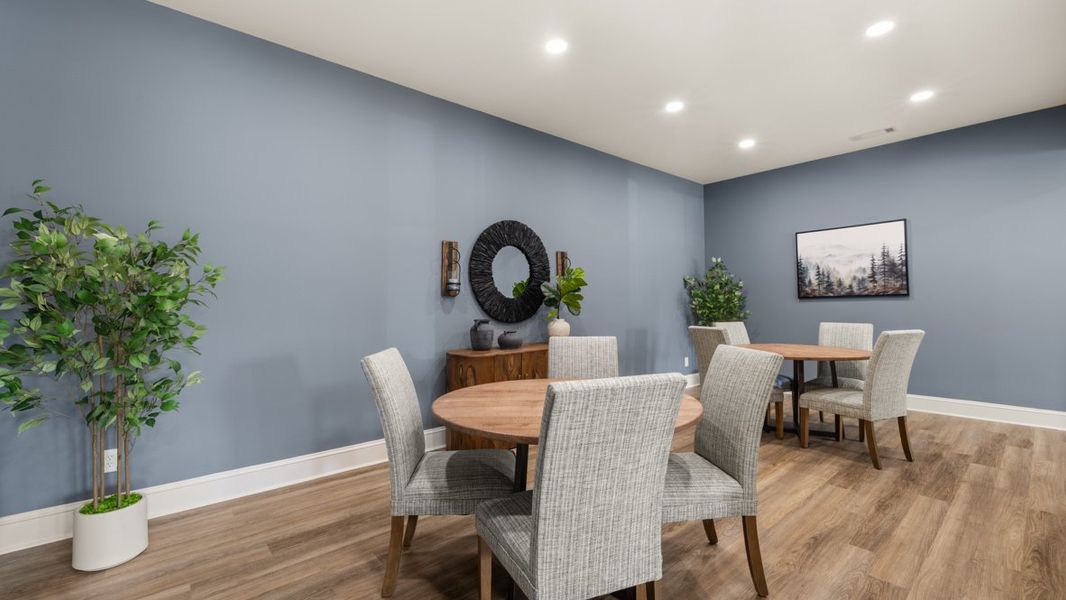 Furnished interior in a model home at Mountain Park in Dahlonega (Image 57).