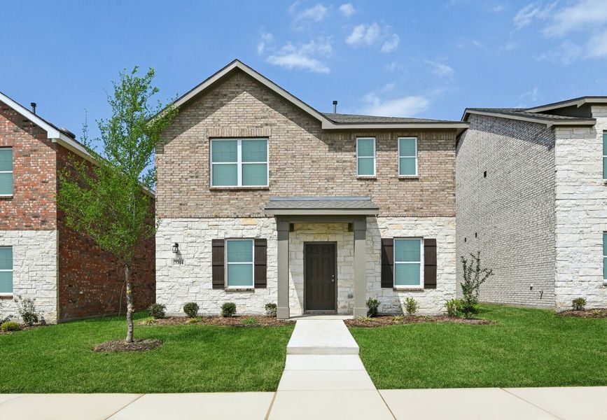 Front exterior of a home in the Brookshire at Legacy Hills community, located in Celina, TX (Image 1).