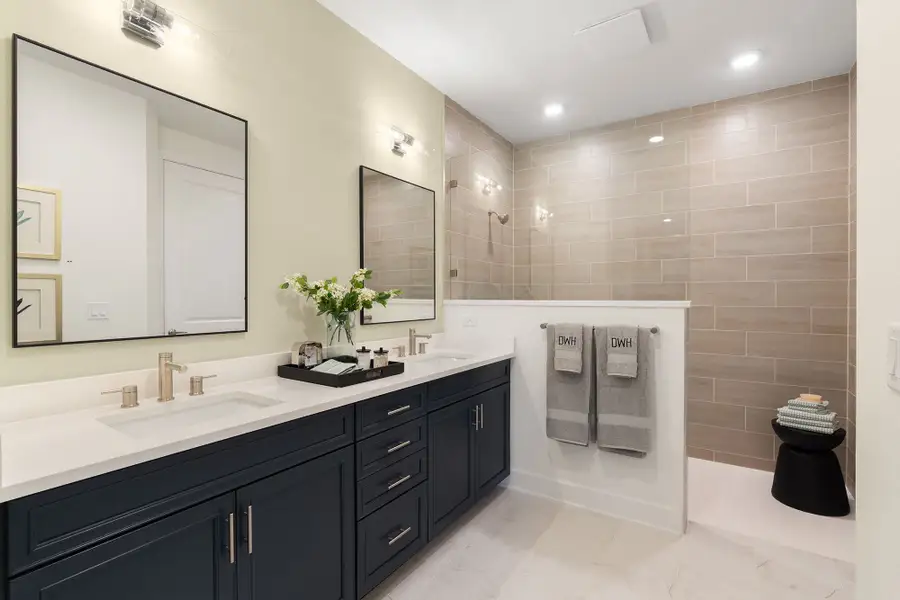Furnished interior in a model home at Westerly Park at Wildlight – Villa Collection in Yulee (Image 14). Furnished interior in a model home at Westerly Park at Wildlight – Villa Collection in Yulee (Image 14).