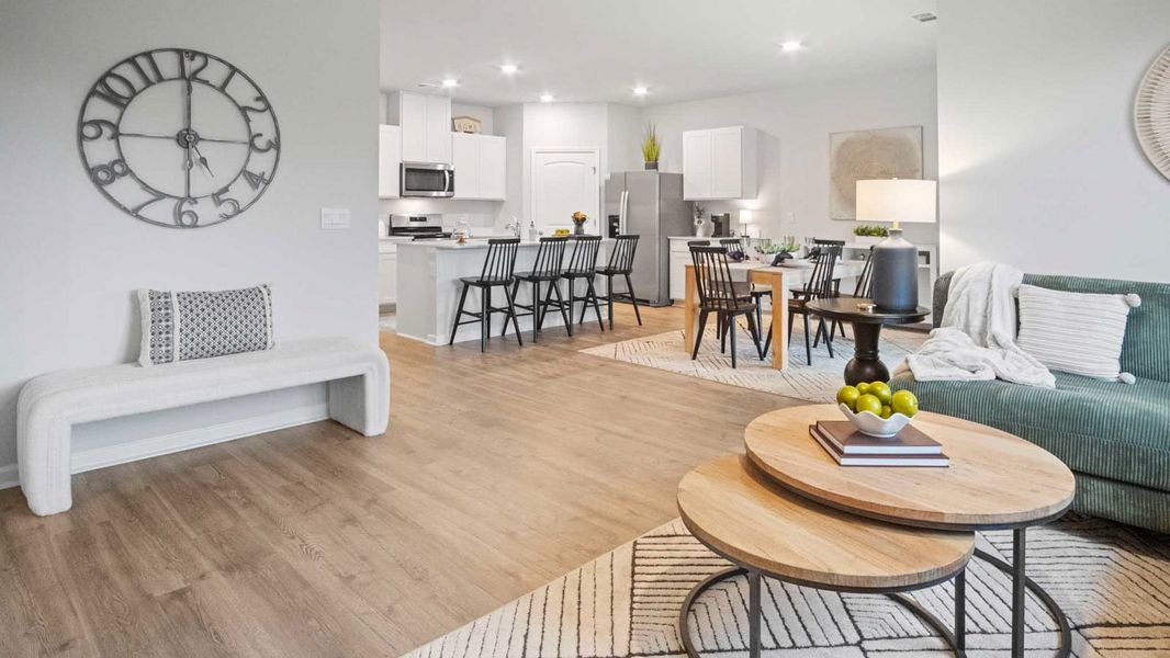 Furnished interior in a model home at Villages of Hunters Point in Lebanon (Image 16). Furnished interior in a model home at Villages of Hunters Point in Lebanon (Image 16).