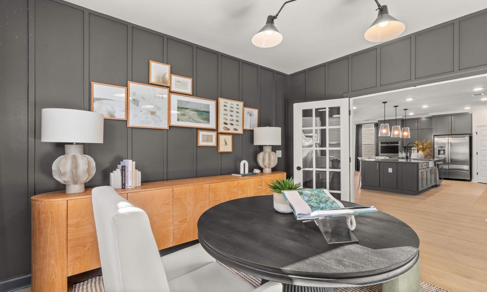Furnished interior in a model home at Bridgewater - Shorehaven Village in Little River (Image 43).