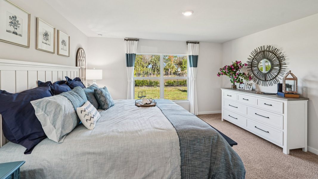 Furnished interior in a model home at Bentley Crossing in Fort Myers (Image 43).