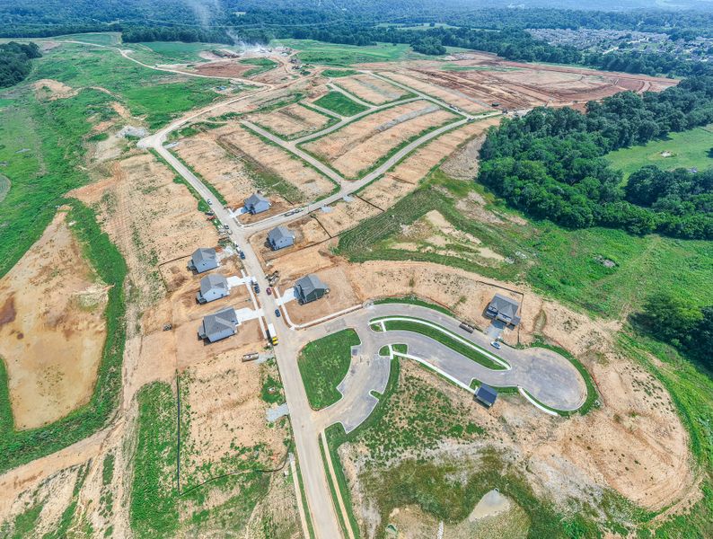 Site preparation and early development at The Landing at Greens Mill in Columbia, TN (Image 16).
