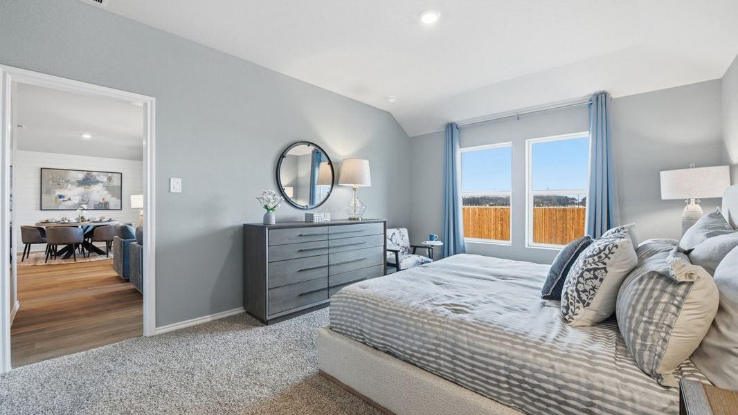 Furnished interior in a model home at Dry Creek in Bridgeport (Image 27). Furnished interior in a model home at Dry Creek in Bridgeport (Image 27).