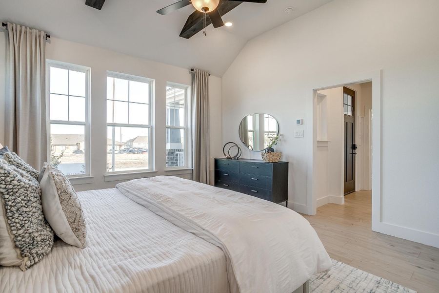 Furnished interior in a model home at MidTowne in Midlothian (Image 33).