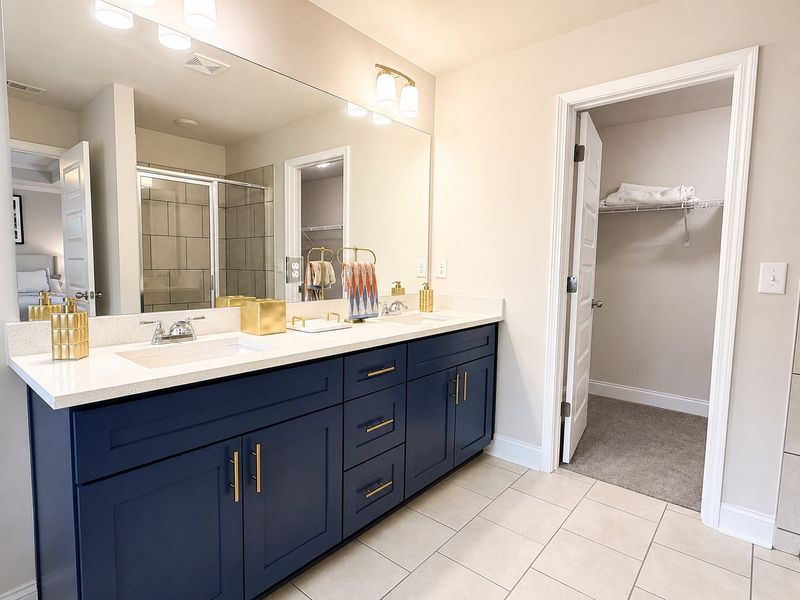 Furnished interior in a model home at Stratford Square in Lawrenceville (Image 17). Furnished interior in a model home at Stratford Square in Lawrenceville (Image 17).