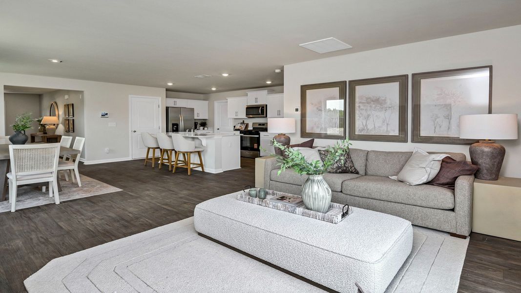 Furnished interior in a model home at Ferry Grove in Lexington (Image 22).