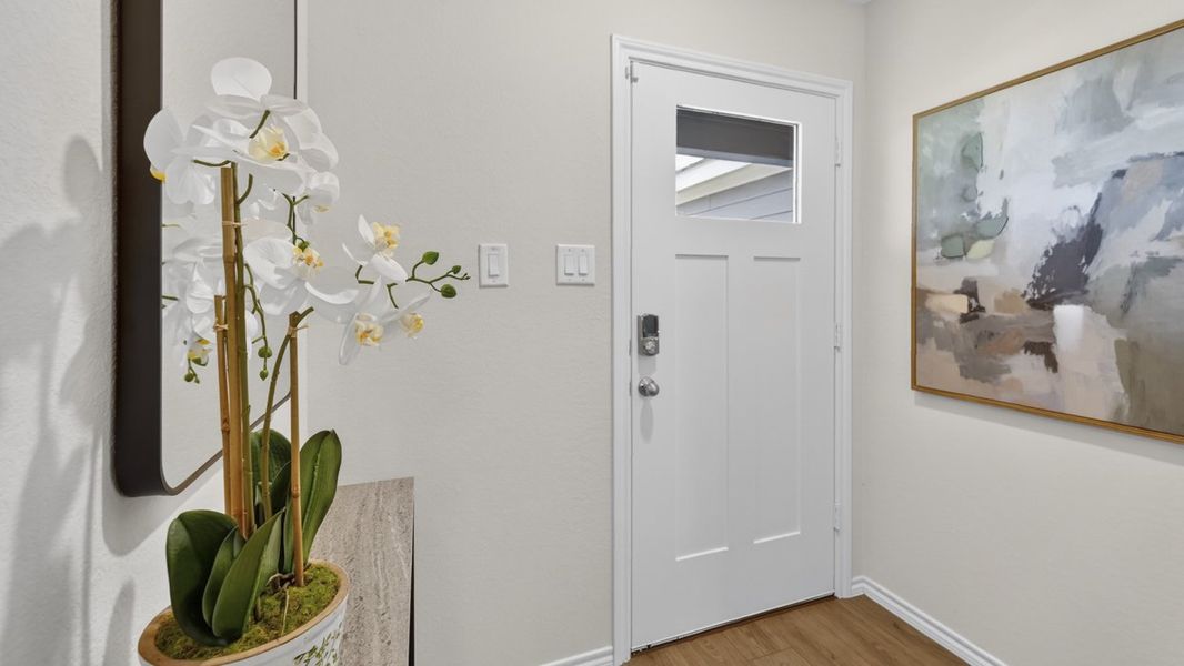 Furnished interior in a model home at The Hills of Sherman in Sherman (Image 36).